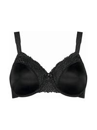 Biustonosz z fiszbinami Triumph Ladyform Soft W czarny