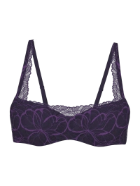 Biustonosz Triumph Body Make-Up Illusion Lace balkonetka Prussian blue