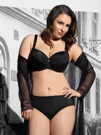 Biustonosz usztywniany Corin Virginia 22871 czarny