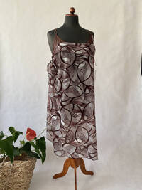 Pareo Triumph Kara M003 brązowo-białe