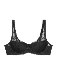 Biustonosz usztywniany Triumph Amourette Graphic WHP czarny