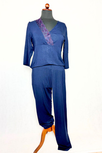 Piżama damska Miss Fabio 53/2-208C granat