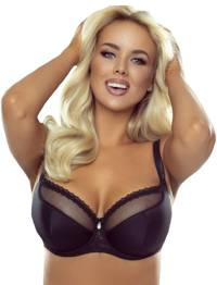 Biustonosz półusztywniany Biggi Anais czarny