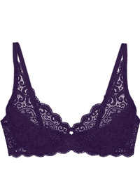 Biustonosz z fiszbinami Triumph Amourette W royal purple