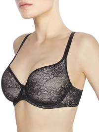 Biustonosz usztywniany z fiszbinami Felina Sofia 6206304 czarny/beż