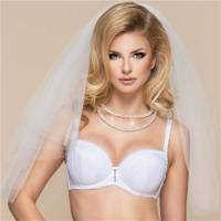 Biustonosz Konrad Nori push-up biały