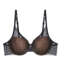 Biustonosz usztywniany Triumph Signature Sheer WHP EX czarny