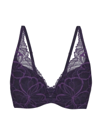 Biustonosz usztywniany Triumph Body Make Up Illusion Lace  Prussian blue