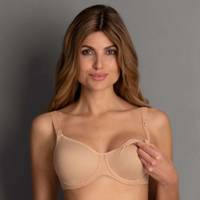 Biustonosz do karmienia z fiszbinami cielisty Anita 5068 Basic deep sand