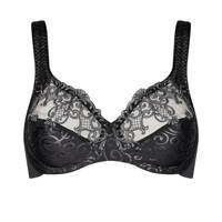 Biustonosz miękki z fiszbinami Triumph Riccarda W czarny