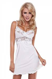 Koszulka nocna DKaren halka Ines ecru