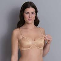 Biustonosz do karmienia z fiszbinami cielisty Anita 5035 Basic deep sand